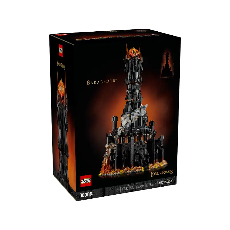 Lego Icons 10333 El Señor De Los Anillos: Barad-Dûr
