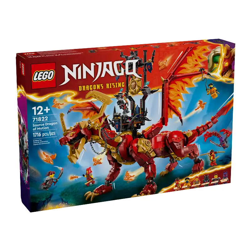 Lego Ninjago 71822 Fuente Dragón Del Movimiento