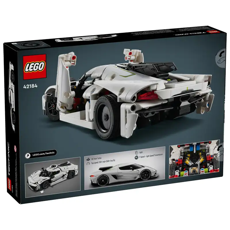 Lego Technic 42184 Hipercoche Koenigsegg Jesko Absolut White