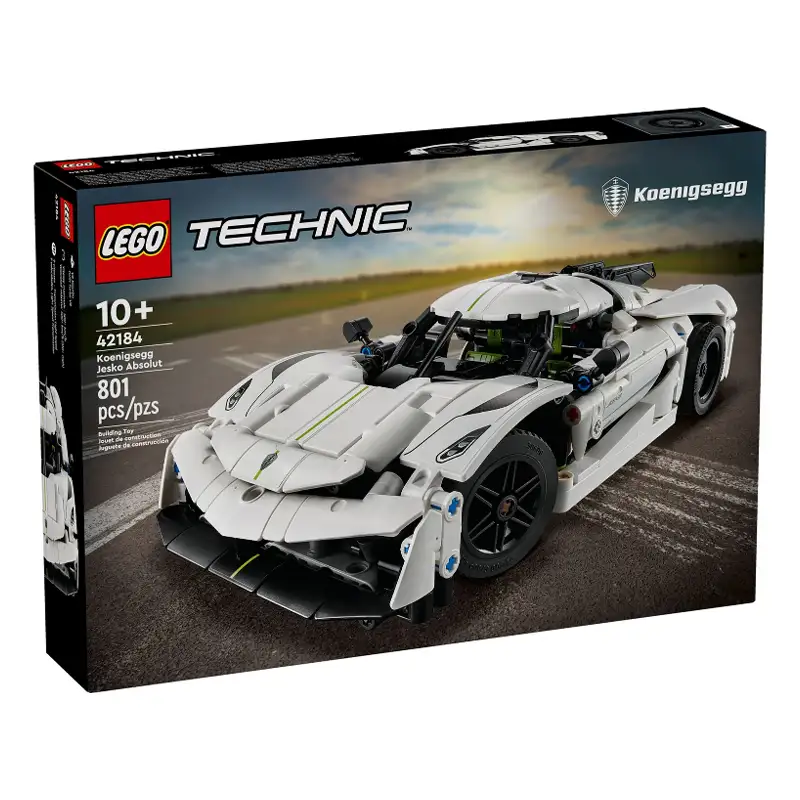Lego Technic 42184 Hipercoche Koenigsegg Jesko Absolut White