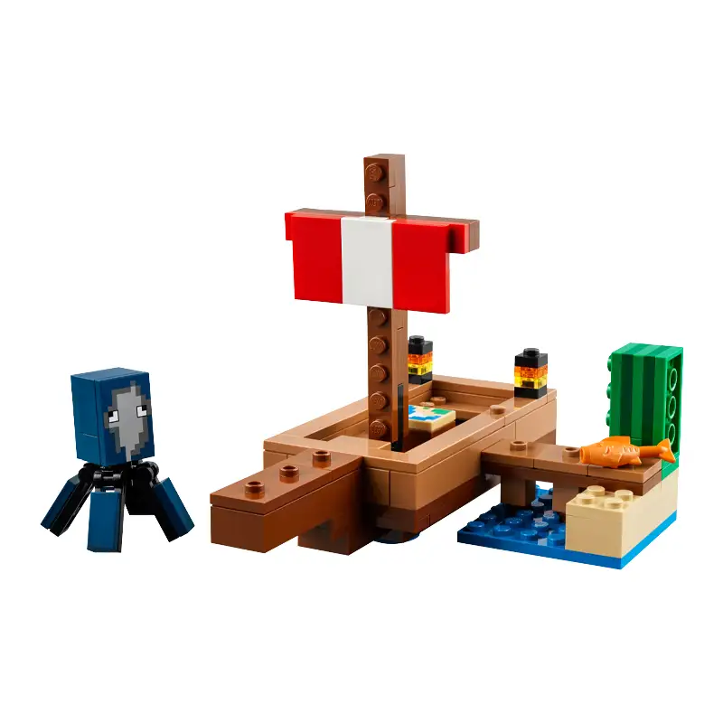 Lego Minecraft 21259 El Viaje En Barco Pirata