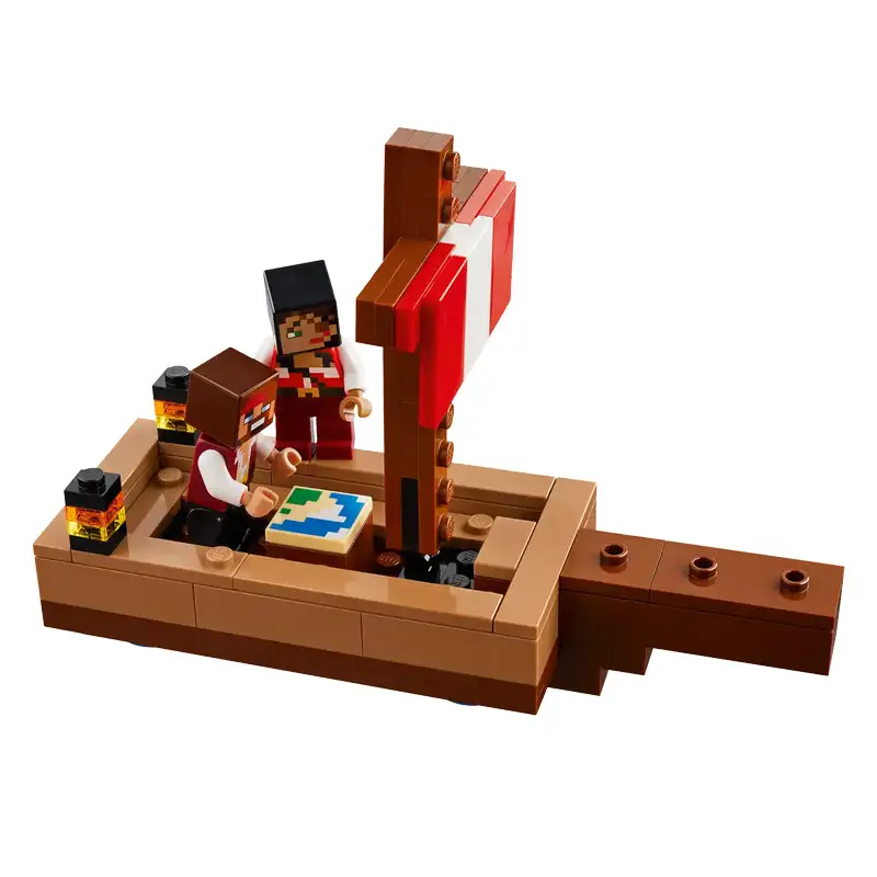 Lego Minecraft 21259 El Viaje En Barco Pirata