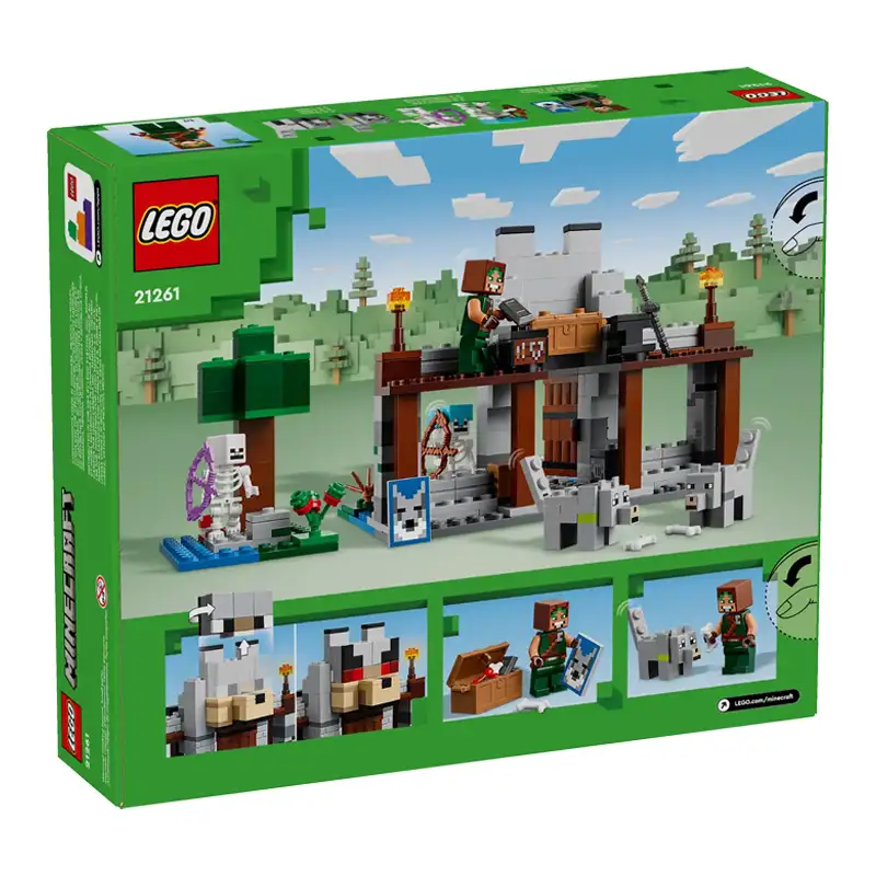 Lego Minecraft 21261 La Fortaleza Del Lobo