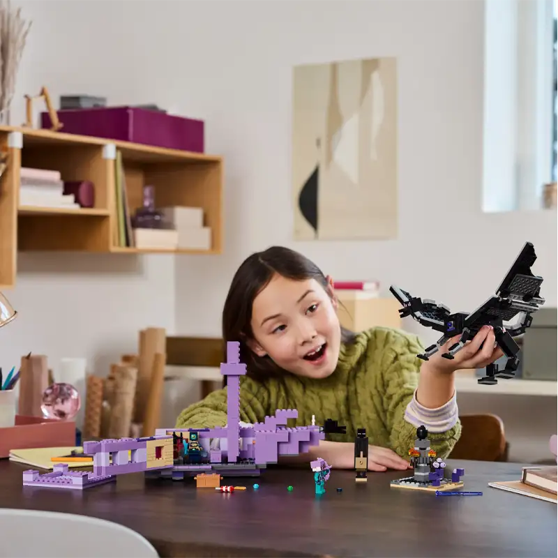 Lego Minecraft 21264 El Dragón Del Fin Y La Nave Del Fin