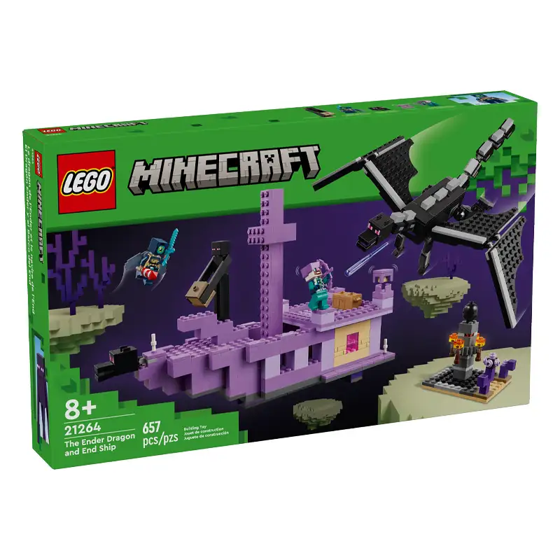 Lego Minecraft 21264 El Dragón Del Fin Y La Nave Del Fin