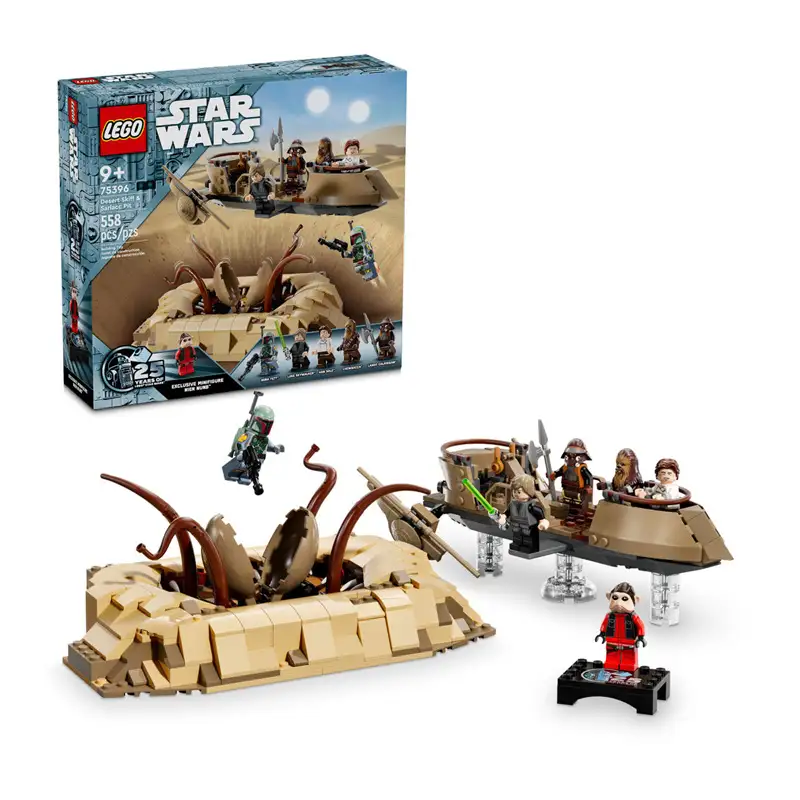 Lego Star Wars 75396 Desert Skiff Y Foso Sarlacc
