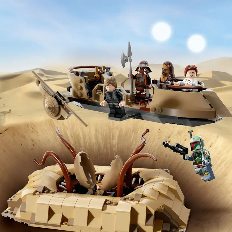 Lego Star Wars 75396 Desert Skiff Y Foso Sarlacc
