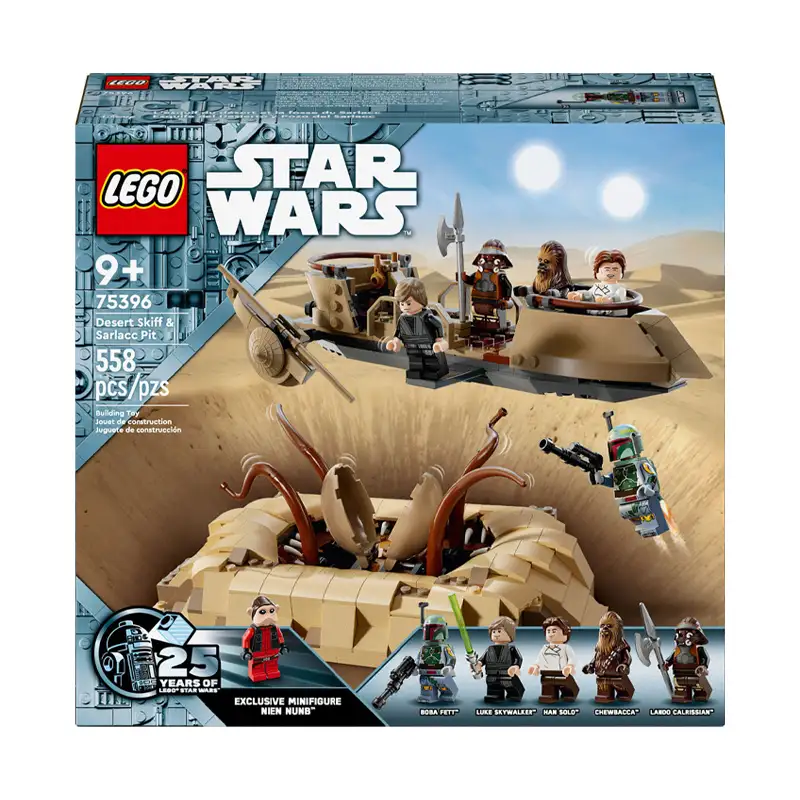 Lego Star Wars 75396 Desert Skiff Y Foso Sarlacc