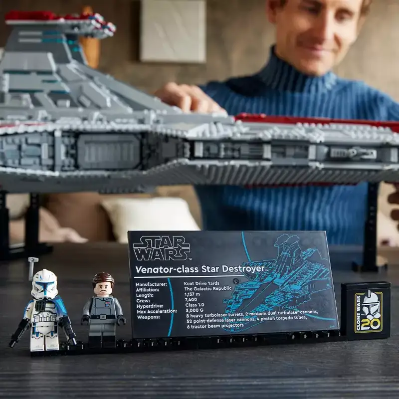 Lego Star Wars 75367 Crucero De Ataque De La República Clase Venator