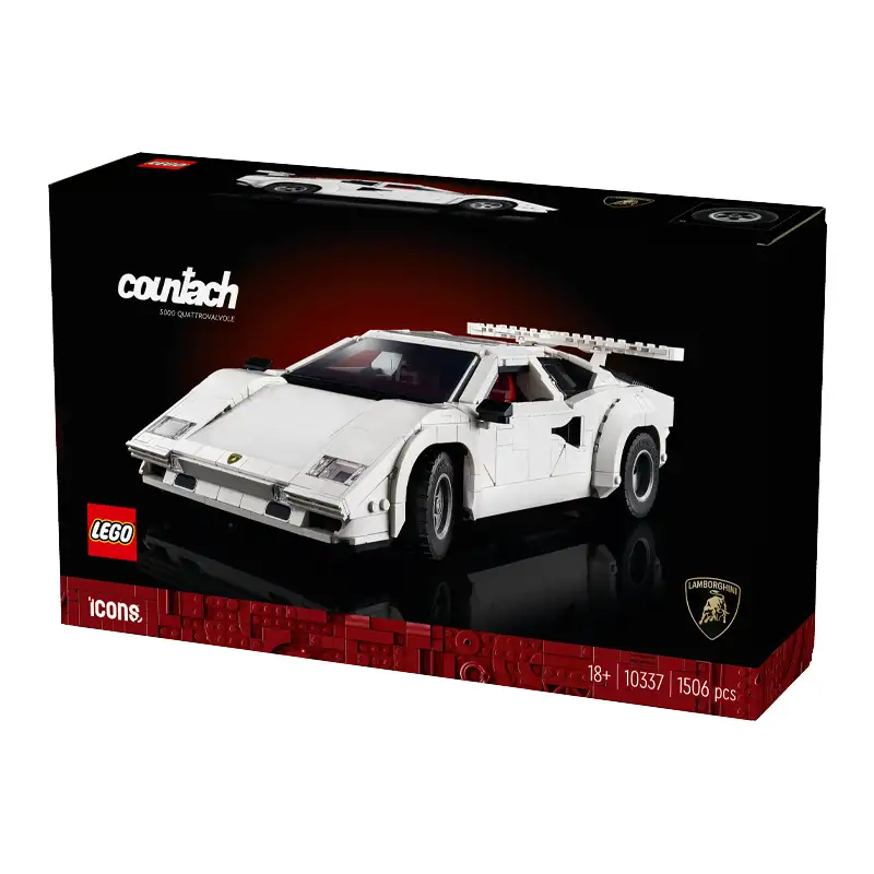 Lego Icons 10337 Lamborghini Countach 5000 De Cuatro Válvulas
