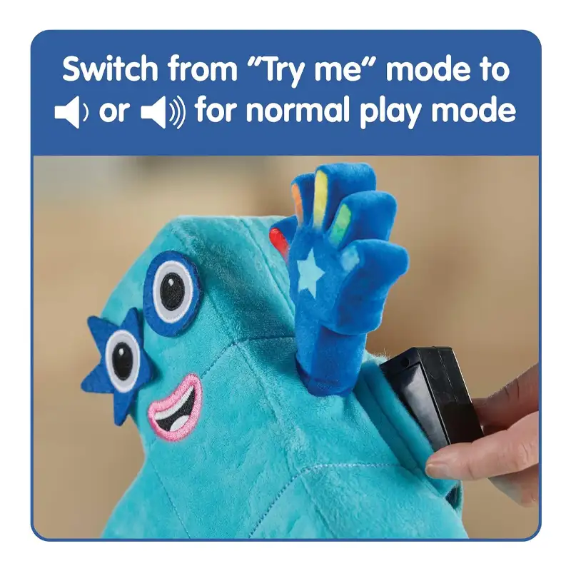 Hand2Mind Numberblock 95352 Peluche Numberblock Para Cantar Cinco