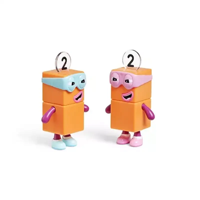 Hand2Mind Numberblock 95355 Figuras Cuatro Y Los Terribles Dos
