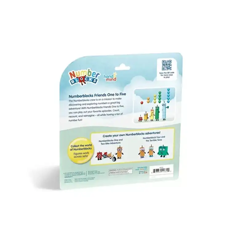 Hand2Mind Numberblock 95355 Figuras Cuatro Y Los Terribles Dos