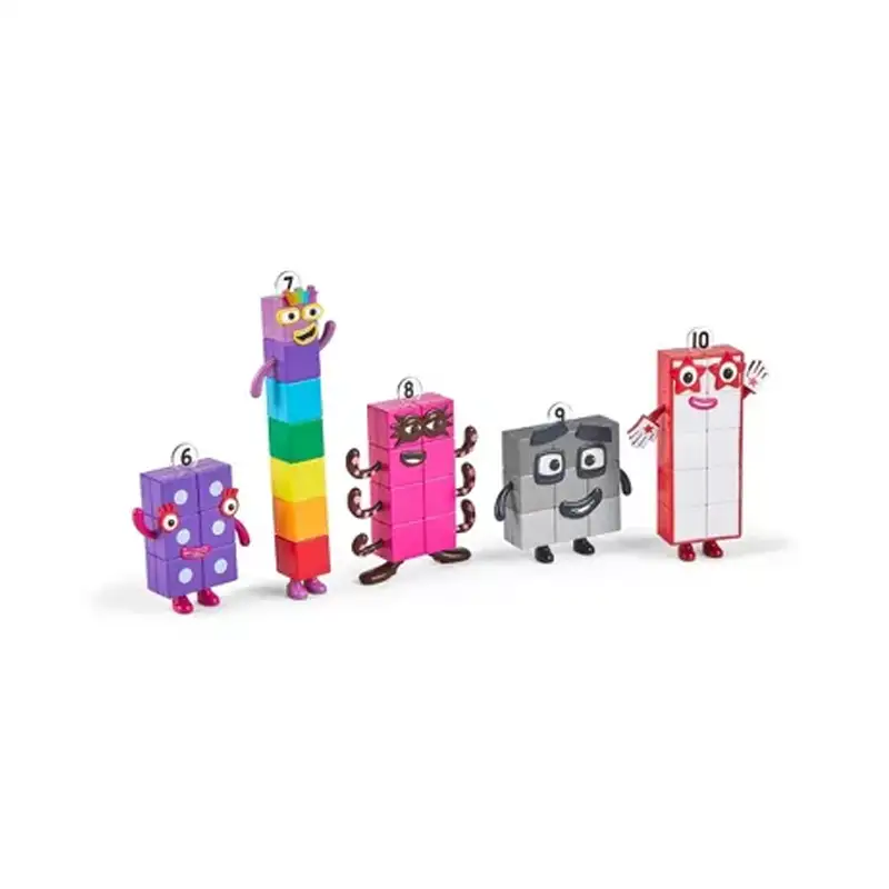 Hand2Mind Numberblock 95357 Set De Figuras Amigos De Seis A Diez