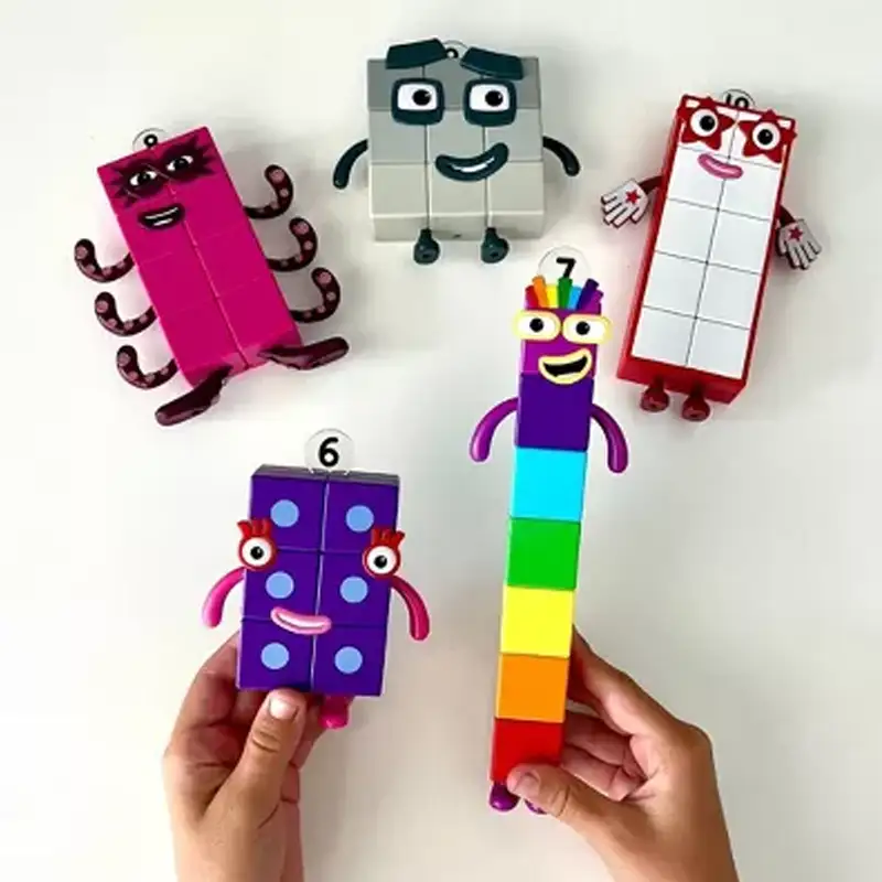 Hand2Mind Numberblock 95357 Set De Figuras Amigos De Seis A Diez
