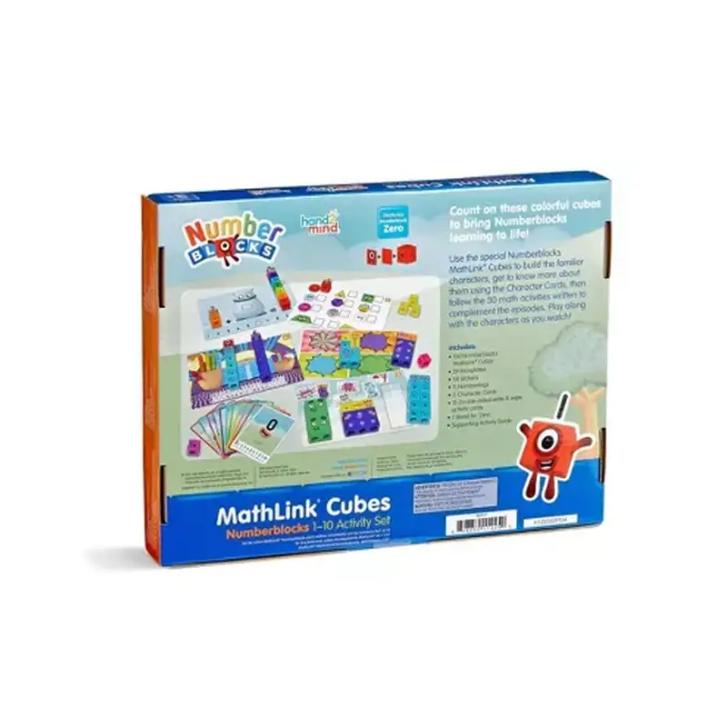 Hand2Mind Numberblock 93417 Juego De Cubos Y Bloques Numéricos Del 1 Al 10