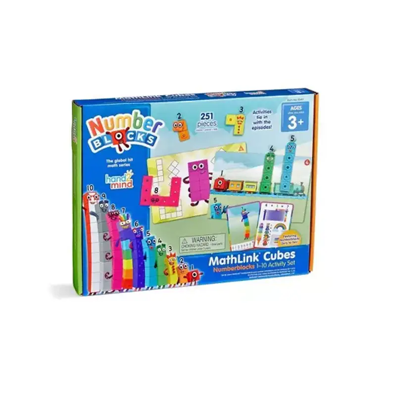 Hand2Mind Numberblock 93417 Juego De Cubos Y Bloques Numéricos Del 1 Al 10