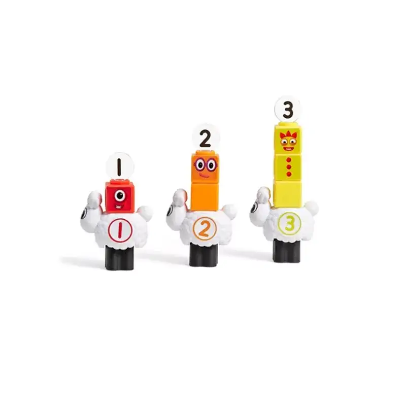 Hand2Mind Numberblock 96093 Juego De Actividades De Cubos Granja De Ovejas