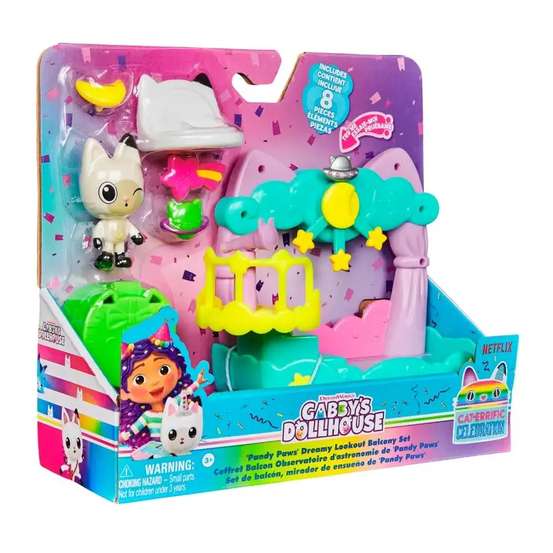 Spin Master Gabbys Dollhouse 6069729 Set De Balcón Surtido