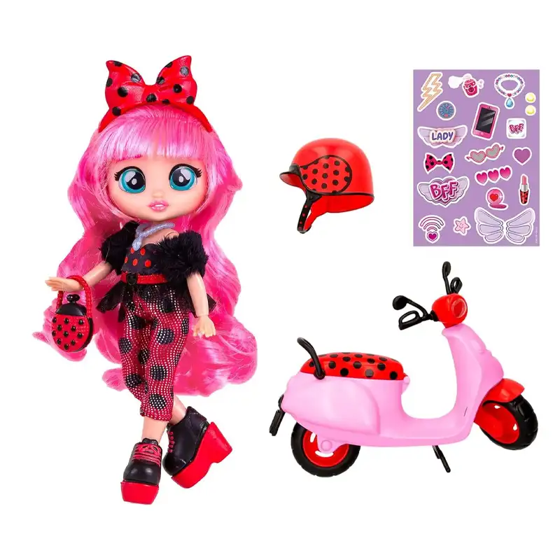 Imc Toys Cry Babies 911123 Bff Lady Con Scooters3