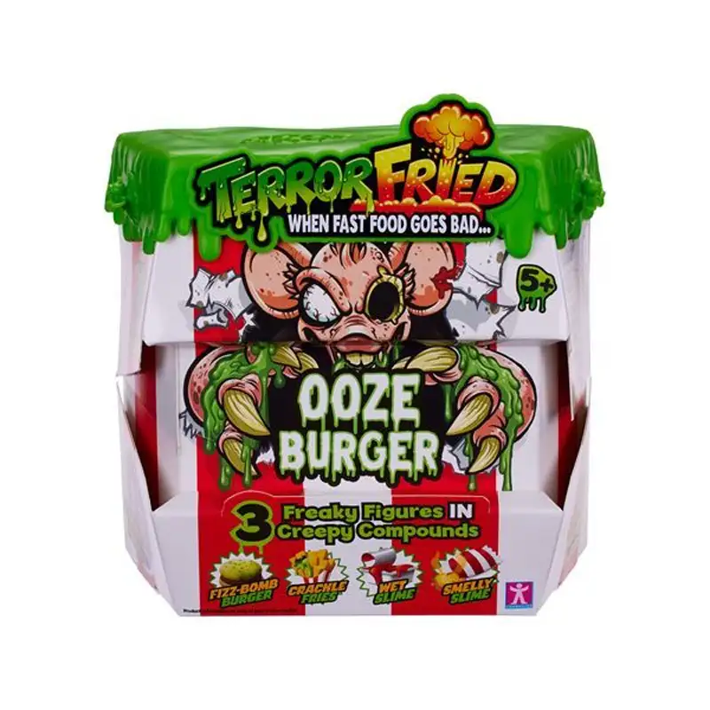 Bandai Namco Terror Fried 8092 Caja Hamburguesa Desagradable Figuras X3