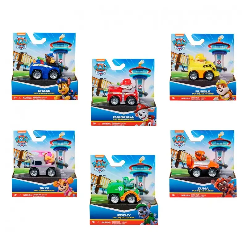 Spin Master Paw Patrol 6070433 Set Figura Core Pup Squad X1 Rescue Racer Surtido