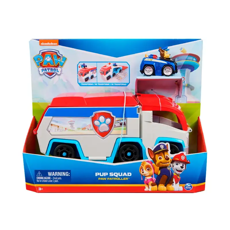 Spin Master Paw Patrol 6071544 Figura Core Vehiculo, Patrulla Pup Squad