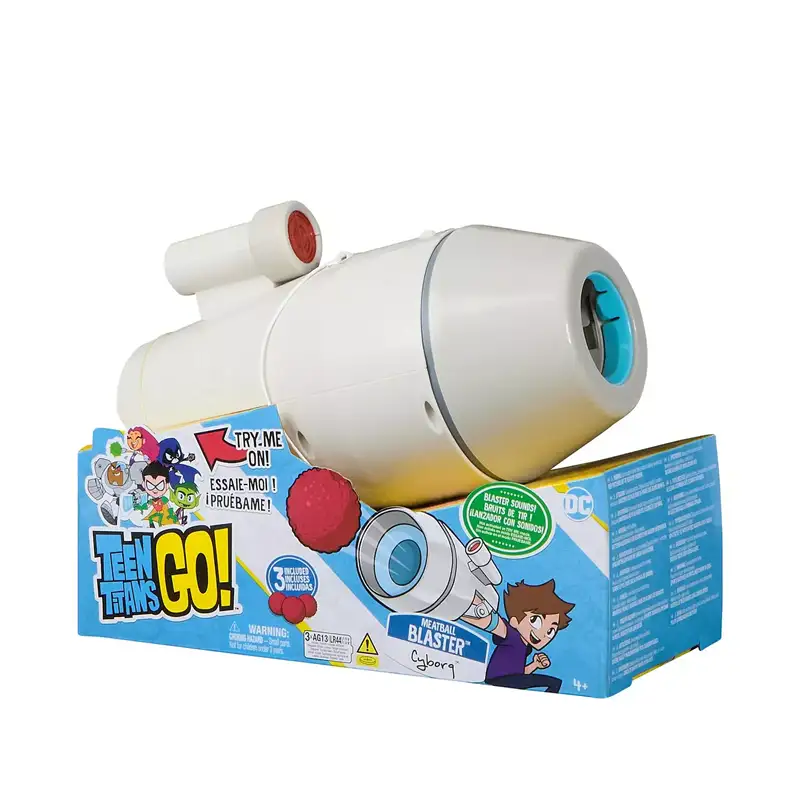Spin Master Dc Comics 6069923 Teen Titans Go Mega Lanzador Cyborg