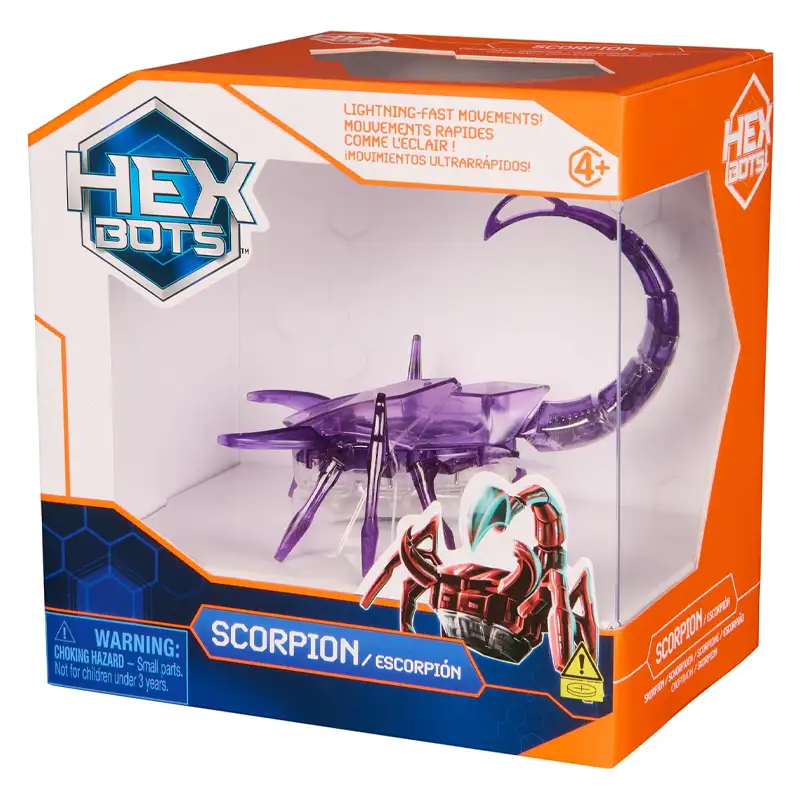 Spin Master Hex Bots 6071518 Escorpión Movimientos Rapidos