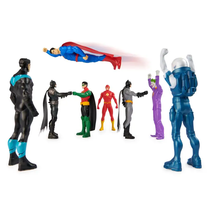 Spin Master Dc Comics 6068211 Batman Pack X8 Figuras 6Plg
