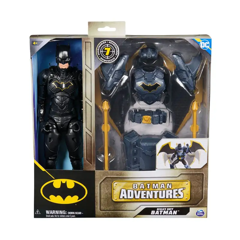 Spin Master Dc Comics 6070532 Figura De Las Aventuras De Batman 12 Plgcielo Nocturno