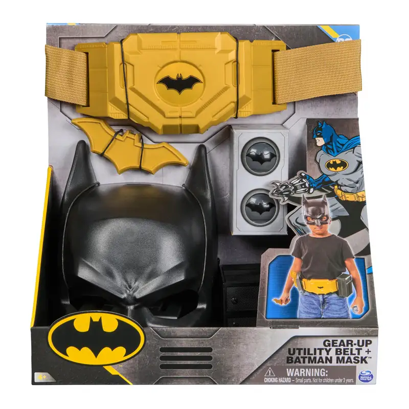 Spin Master Dc Comics 6072058 Batman Cinturón Herramientas + Máscara