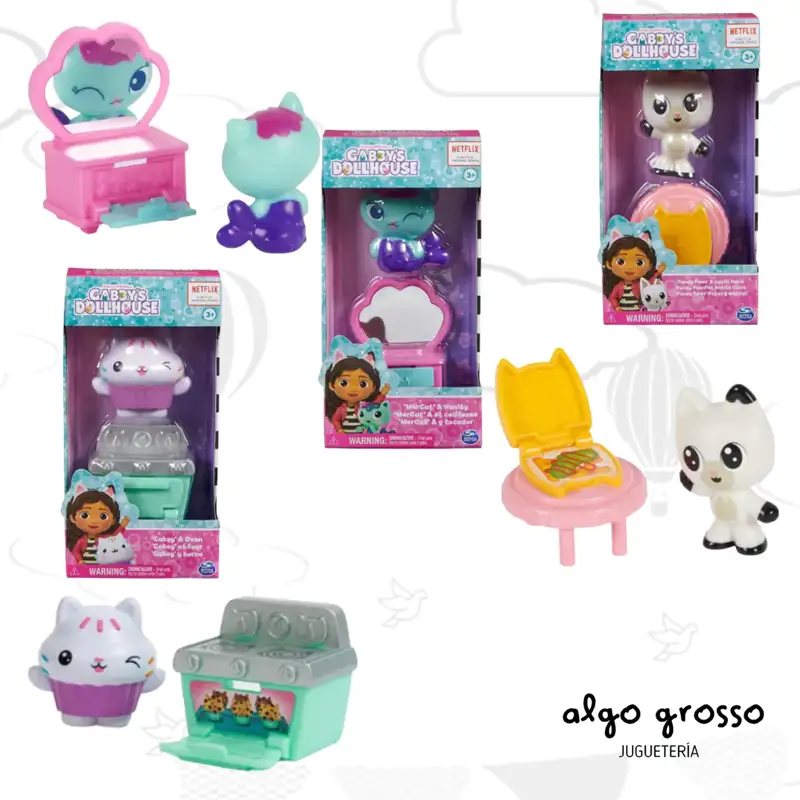 Spin Master Gabbys Dollhouse 6067330 Set Accesorio Con Figuras Surtido