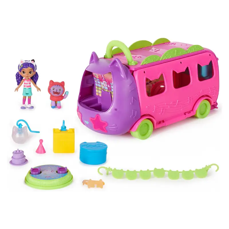 Spin Master Gabbys Dollhouse 6068015 Set Bus Celebración