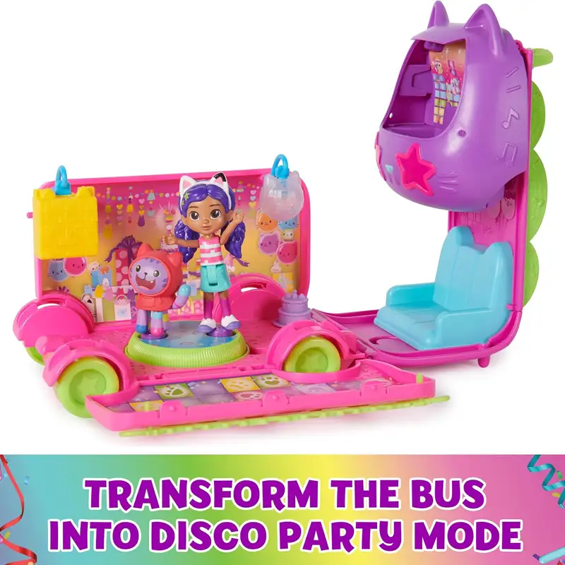 Spin Master Gabbys Dollhouse 6068015 Set Bus Celebración