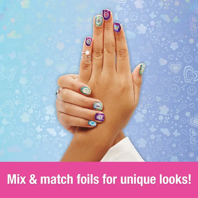 Spin Master Cool Maker 6071780 Go Glam Kit De Uñas Con Lámina Brillante Y Calcomanías