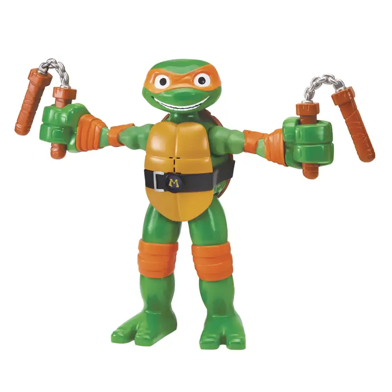 Playmates Toys Tortugas Ninja 84229 Tmnt Movie Figura Michelangelo Stretch N Shout
