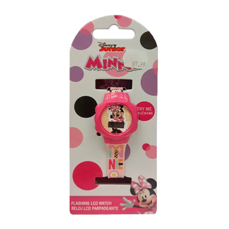 Boing Toys Disney Mn4370 Reloj Minnie Lcd Parpadeante