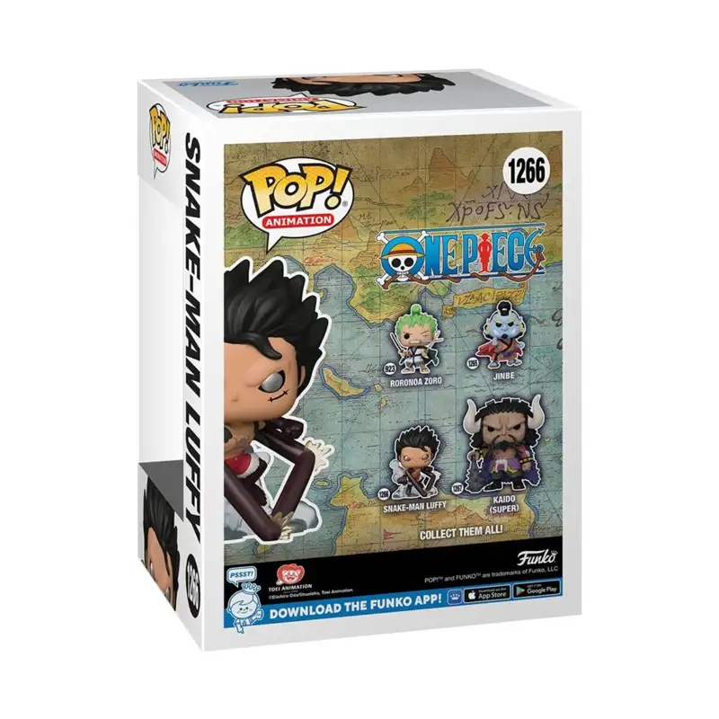 Figura De Accion Funko Pop One Piece #1266 Snake-Man Luffy