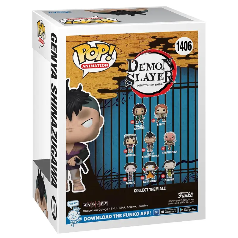 Figura De Accion Funko Pop Demon Slayer #1406 Genya Shinazugawa