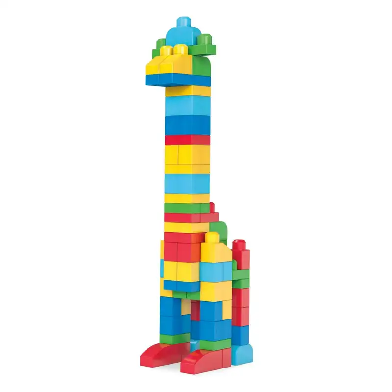 Mattel Mega Blocks Dch55 Bolsa Clásica Con 60 Bloques De Construcción