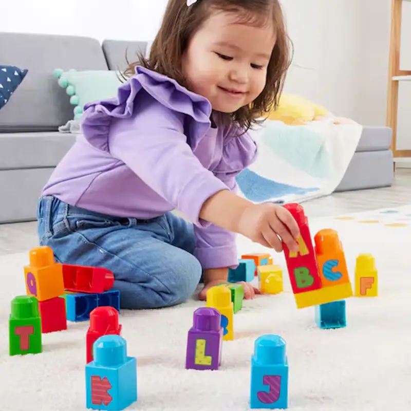 Mattel Mega Blocks Hrr60 Bolsa De Contrucción Abc