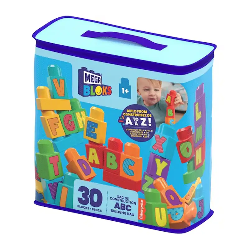 Mattel Mega Blocks Hrr60 Bolsa De Contrucción Abc