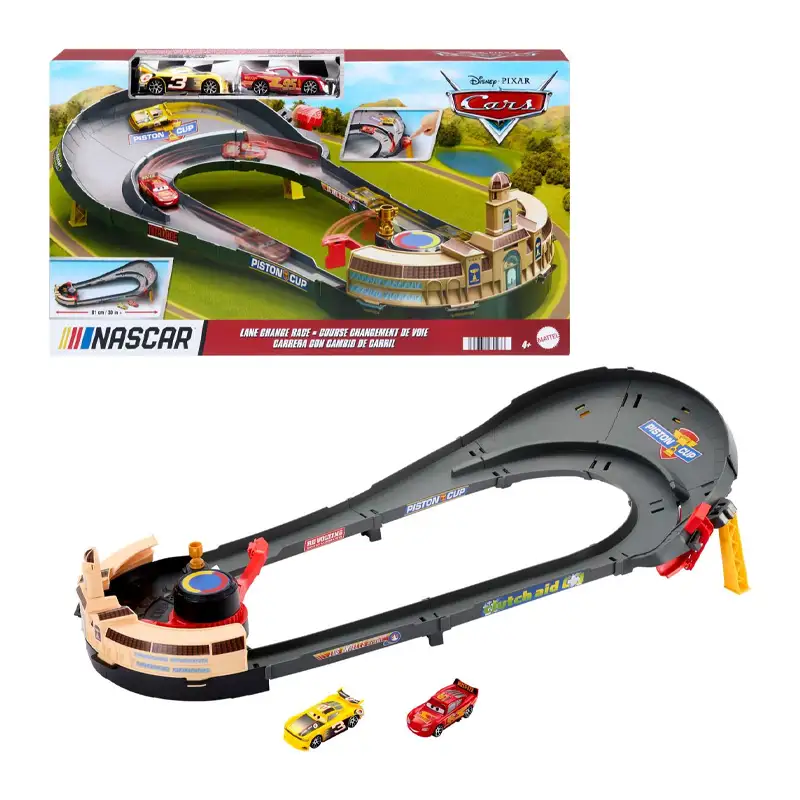Mattel Cars Hxj33 Pista Circuito Nascar