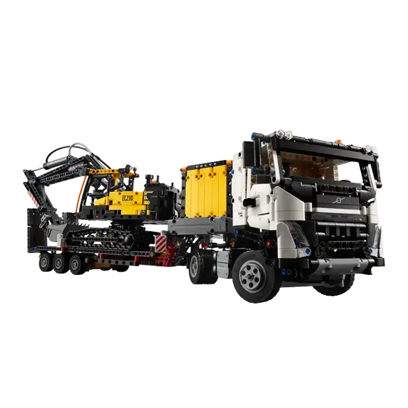 Lego Technic 42175 Camión Volvo Fmx Y Excavadora Eléctrica Ec230