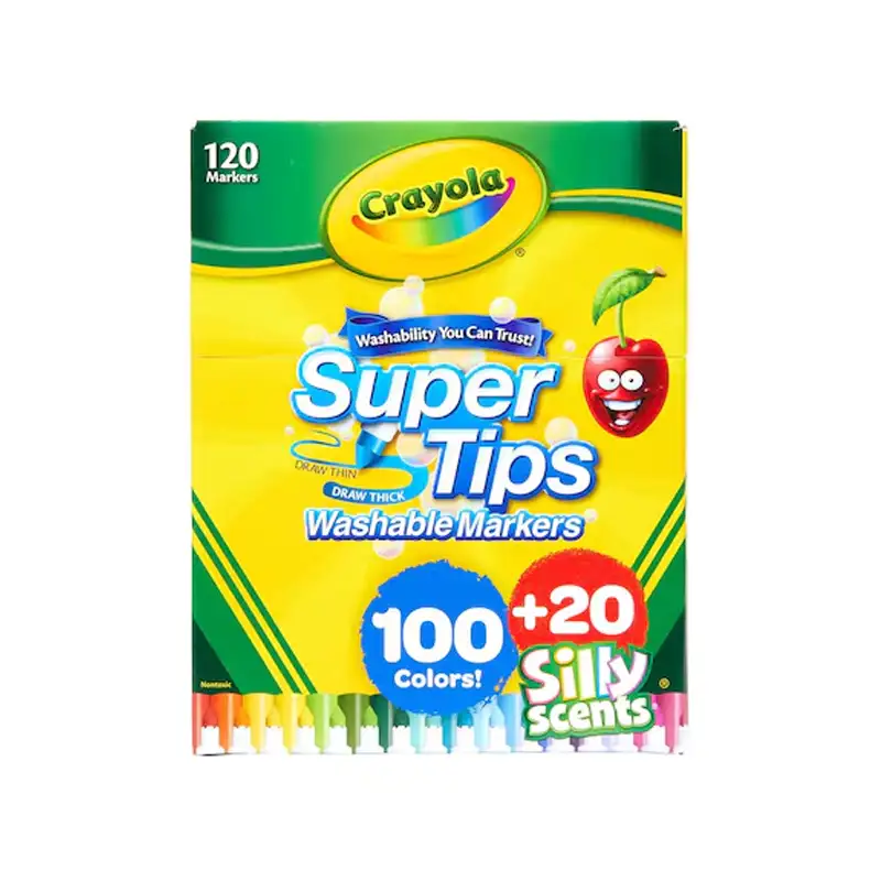 Crayola Cm585120 Marcadores Super Tips De 120 Colores
