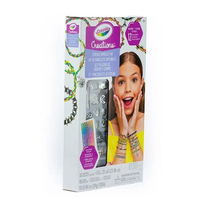 Crayola Cm262670 Set Pulseras De Cuentas Y Charms 12