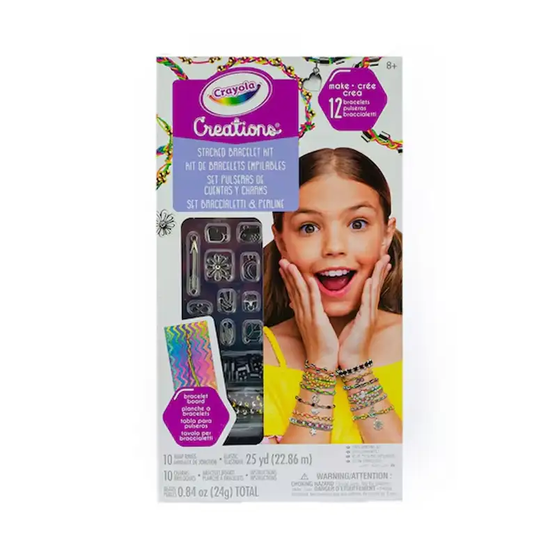 Crayola Cm262670 Set Pulseras De Cuentas Y Charms 12