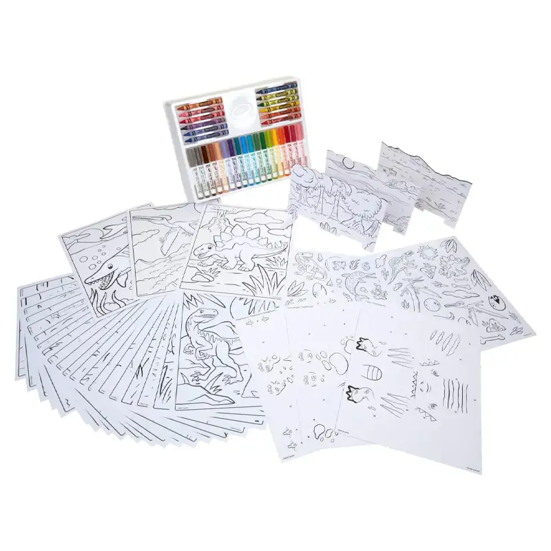 Crayola C042911Dinosaurios 5 En 121 Kit De Cratividad 60 Piezas