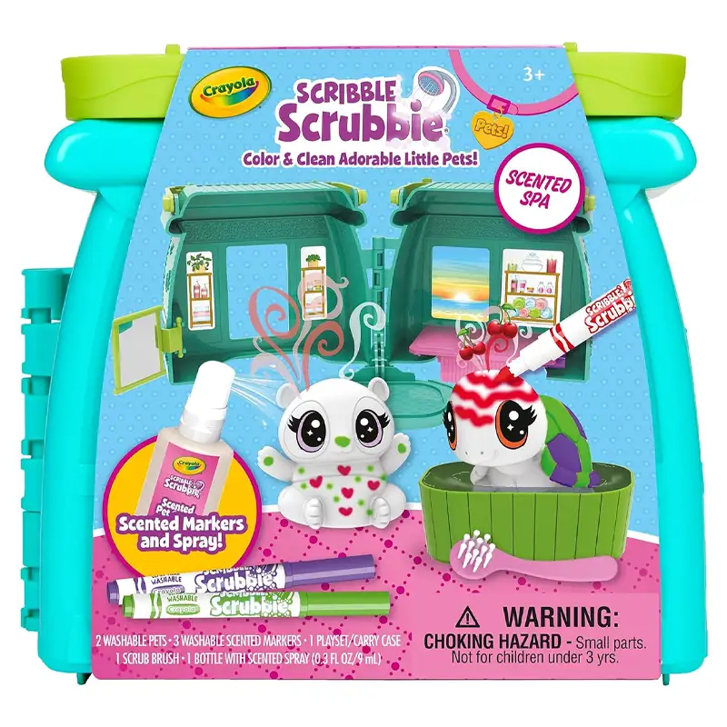 Crayola Cm747469 Spa Perfumado Para Mascotas Scribble Scrubbie